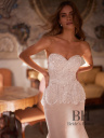 Luxurious wedding dress with cape "Elian"