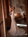 Luxurious wedding dress with cape "Elian"