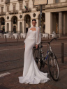 Elegant wedding dress with bolero "Eyris"