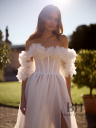 Wedding dress with voluminous sleeves "Floria"