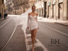 Wedding dress with lace sleeves "Loretta"