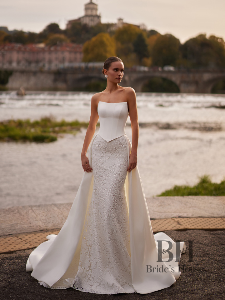 Mermaid-style convertible wedding dress "Meloria"