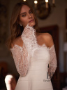 Elegant wedding dress with sleeves "Monnet"