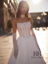 Wedding dress with a corset bodice "Penelope"