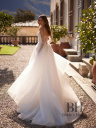 Lightweight wedding dress with straps "Piana"