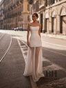 Elegant short transformable wedding dress "Santia"