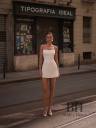 Elegant short transformable wedding dress "Santia"