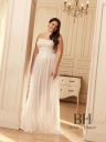 Lightweight lace dress with train "Charles"