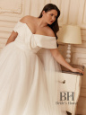 Lush wedding dress with glitter "Dana Brendi"