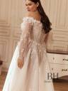 A-line wedding dress with open shoulders "Demi"