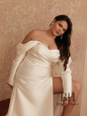 Wedding dress with train "Jolie"