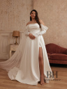 Wedding dress with train "Kamila"