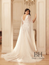 Lightweight lace wedding dress with train "Merelyn"