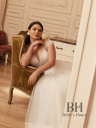 Lush wedding dress with crystal embroidery "Pandora"
