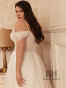 A-line wedding dress with train "Teylor"