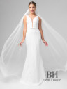 Long veil Pronovias, one tier