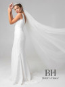 Pronovias long veil, two tiers