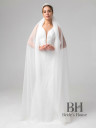 Pronovias long veil, two tiers