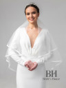 Two tiered veil of medium length