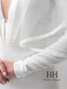Two tiered veil of medium length