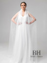 Long veil "Savana" with lace applications