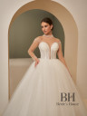 Wedding dress with closed corset "Alice"