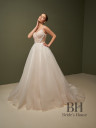 Wedding dress with open corset "Alina"