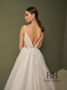 Wedding dress with open corset "Alina"