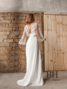 Wedding dress with boho cape "Amy"