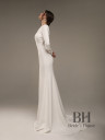 Mermaid wedding dress in a minimalist style "Andorra"