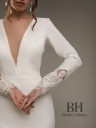 Mermaid wedding dress in a minimalist style "Andorra"
