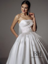 Puffed wedding dress with a train "Angelika"