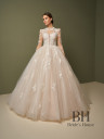 Wedding dress with hand embroidery "Arina"