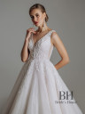 Wedding dress with train "Aurora"