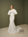 Wedding dress with voluminous sleeves "Bella"