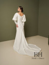 Wedding dress with voluminous sleeves "Bella"