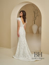 Mermaid wedding dress with feathers "Candy"