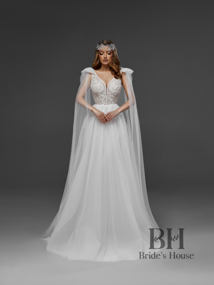 Wedding dress without train "Ingrid"