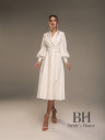 Stylish jacket wedding dress "Isabella"