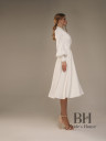 Stylish jacket wedding dress "Isabella"