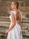 Wedding dress with feathers "Karen"