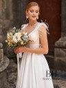 Wedding dress with feathers "Karen"