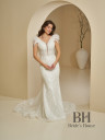 Mermaid wedding dress with train "Karina"