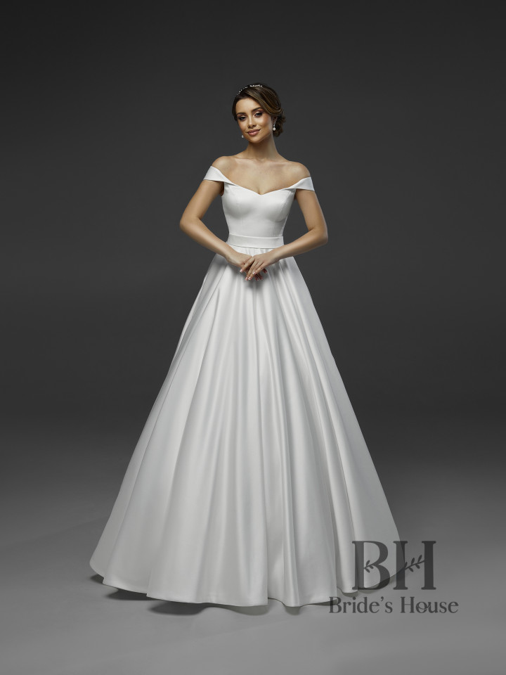 Satin wedding dress "Lior"