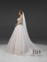 Wedding dress with pearls "Monika"