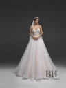 Wedding dress with pearls "Monika"