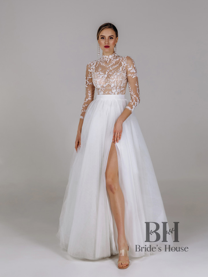 Wedding dress without a corset "Nicol"