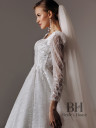 White royal wedding dress "Oleksandra"