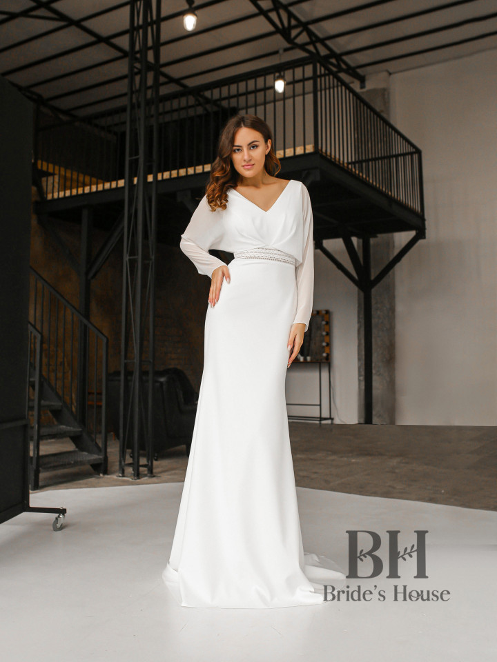 Discreet mermaid wedding dress "Rusanna"
