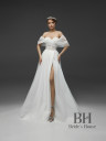 Wedding dress with draping "Sky"